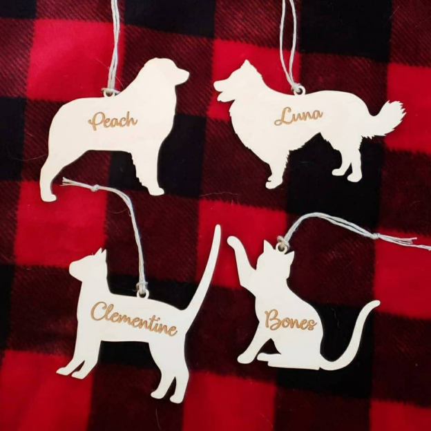 Personalized Pet Wood Ornament | BKPet247