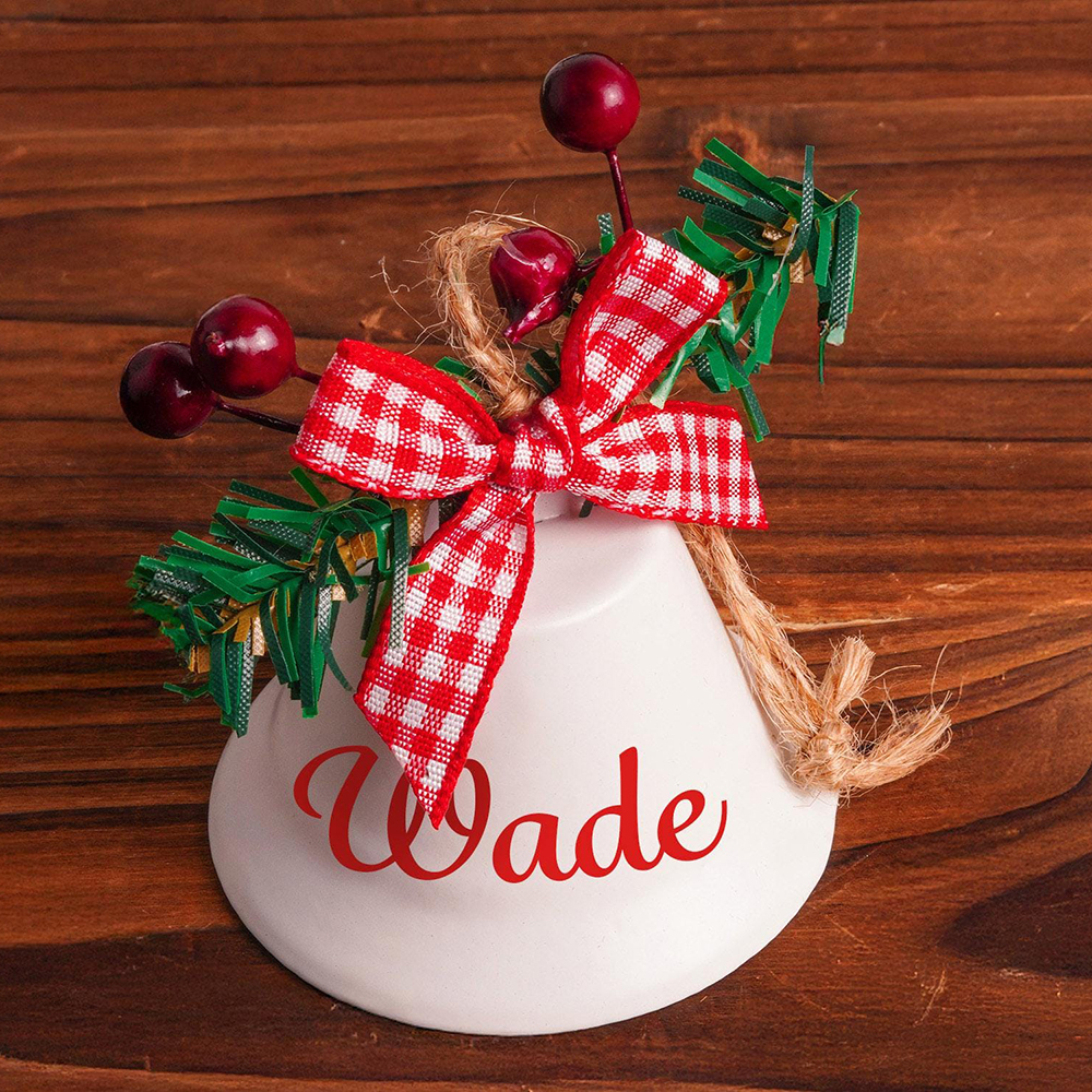 Personalized Jingle Bell Christmas Tree Ornament | MCGift193