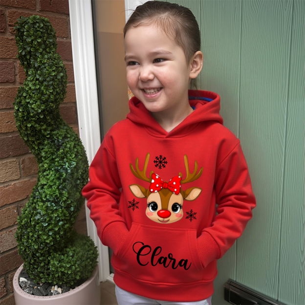 Personalized Kids Lovely Christmas Hoodie | InSweatshirt81