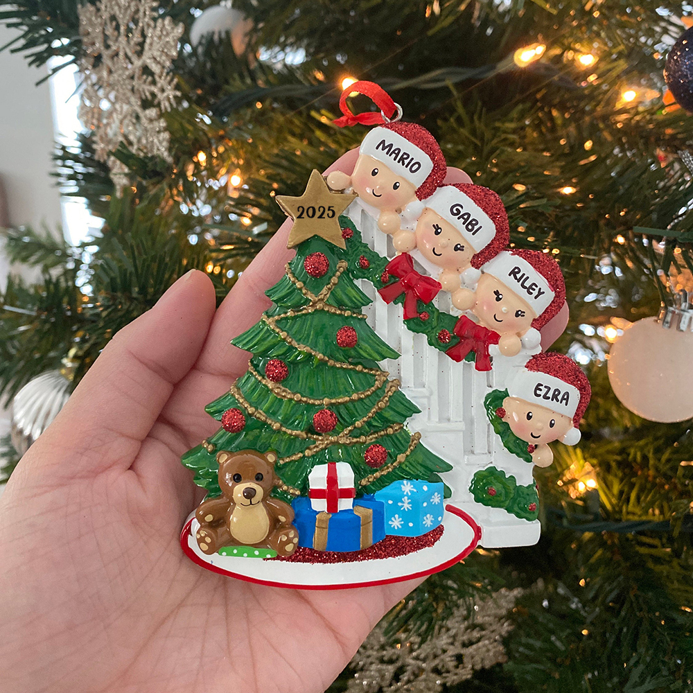 Personalised Christmas Tree Family Ornament | MCGift203