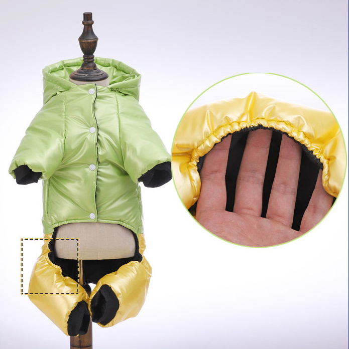 Personalized Pet Winter Warm Windproof Puffer Jacket | BKPet286