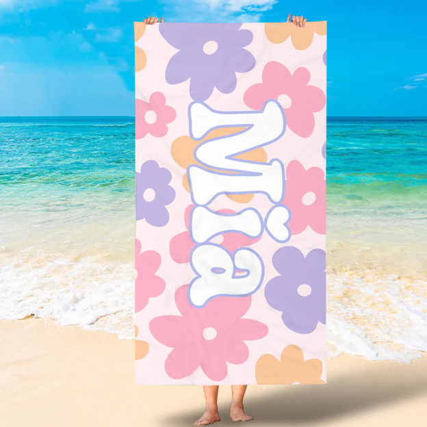Personalized Lovely Kid Towel for Summer & Beach | CWTowel179