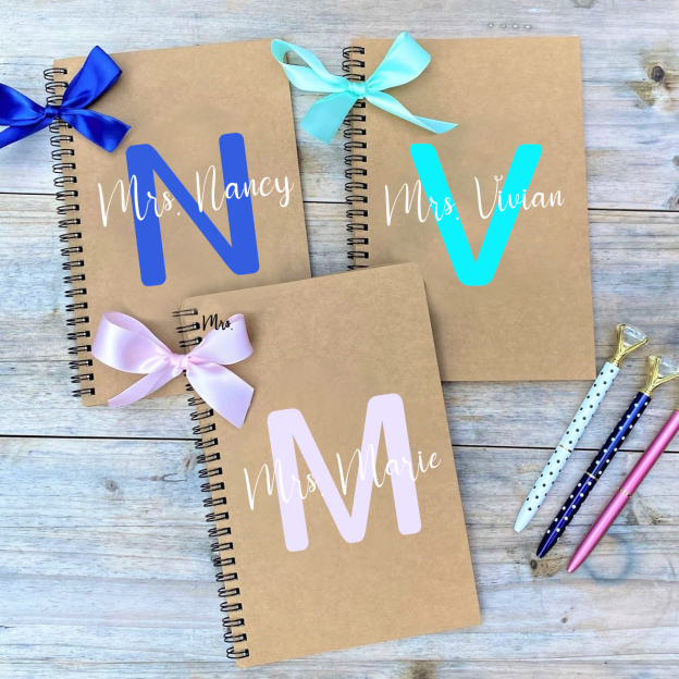 Personalized Pen Teacher Notebook for Teacher Appreciation Gift | CWTeach10