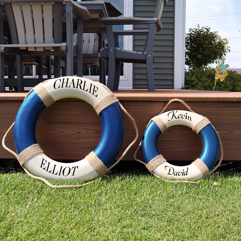 Personalized Nautical Wall Decor Life Ring | CWToy51