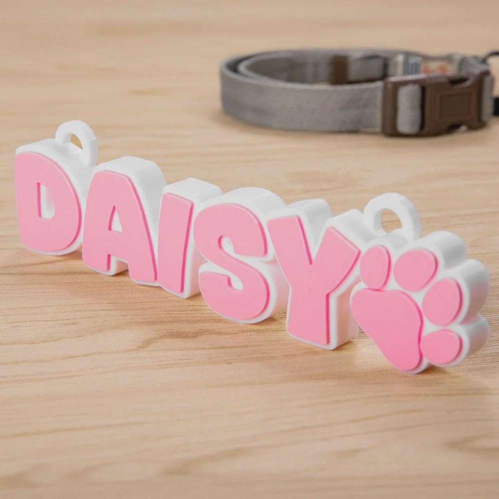 Personalized 3D Printed Dog Name Crate Sign | BKPet372
