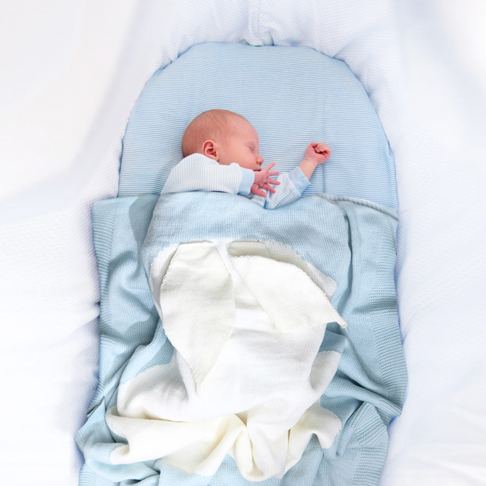 Personalized Embroidered Knit Baby Blanket for Unique Gift | CWBaby118