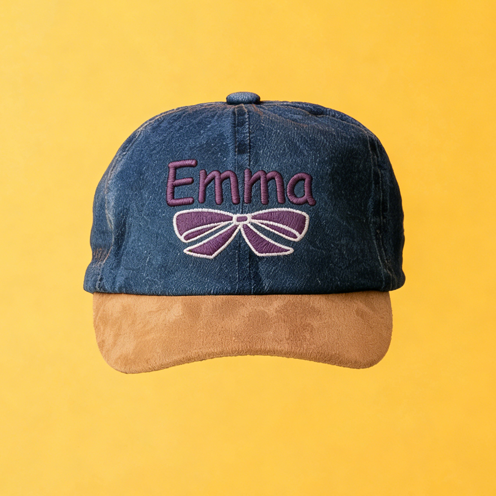 Personalized Embroidery Kid Denim Baseball Hat | CWBeach217