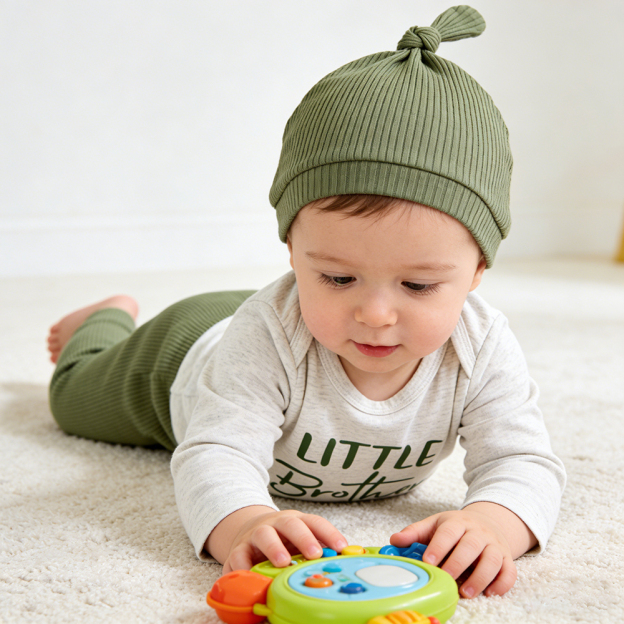 Personalized Little Brother Coming Home Outfits Set | CWBaby452