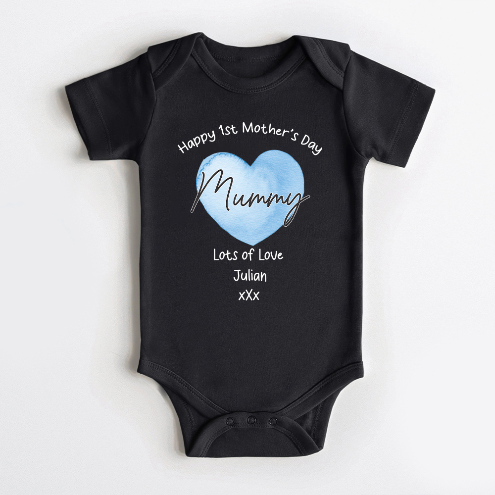 Personalized First Mother's Day Mommy and Baby Outfit | CWFamily138