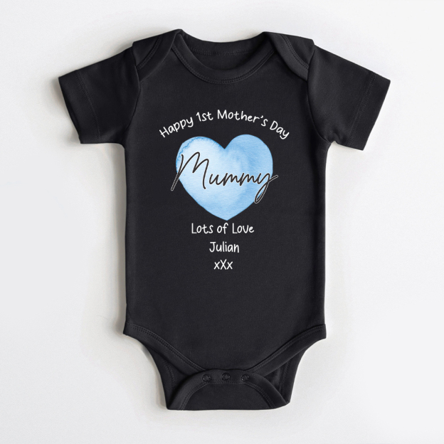 Personalized First Mother's Day Mommy and Baby Outfit | CWFamily138