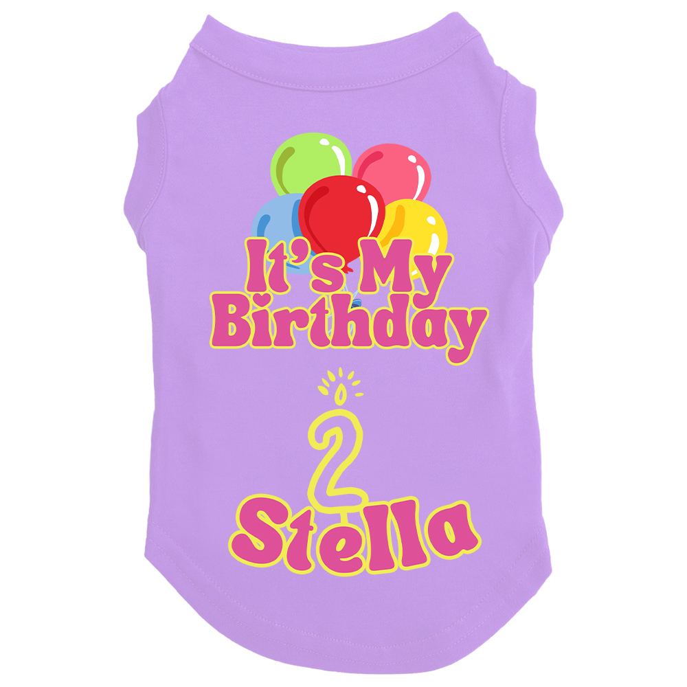 Personalized It’s My Birthday Pet Shirt | BKPet449