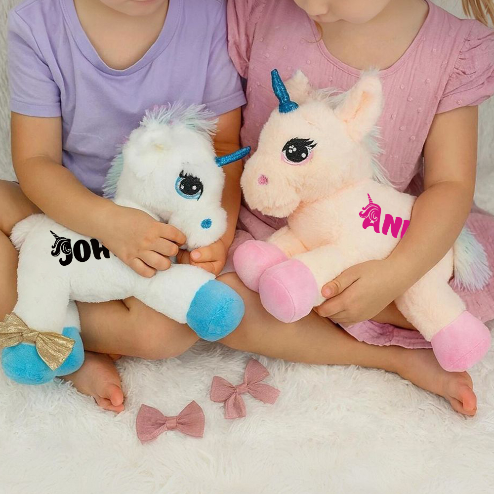Personalized Kid's Lovely Soft Plush Unicorn Toy | CWToy188