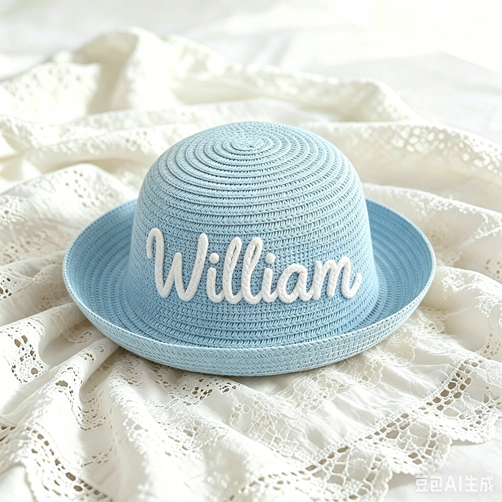 Personalized Embroidery Baby Toddler Summer Hat | CWBeach239