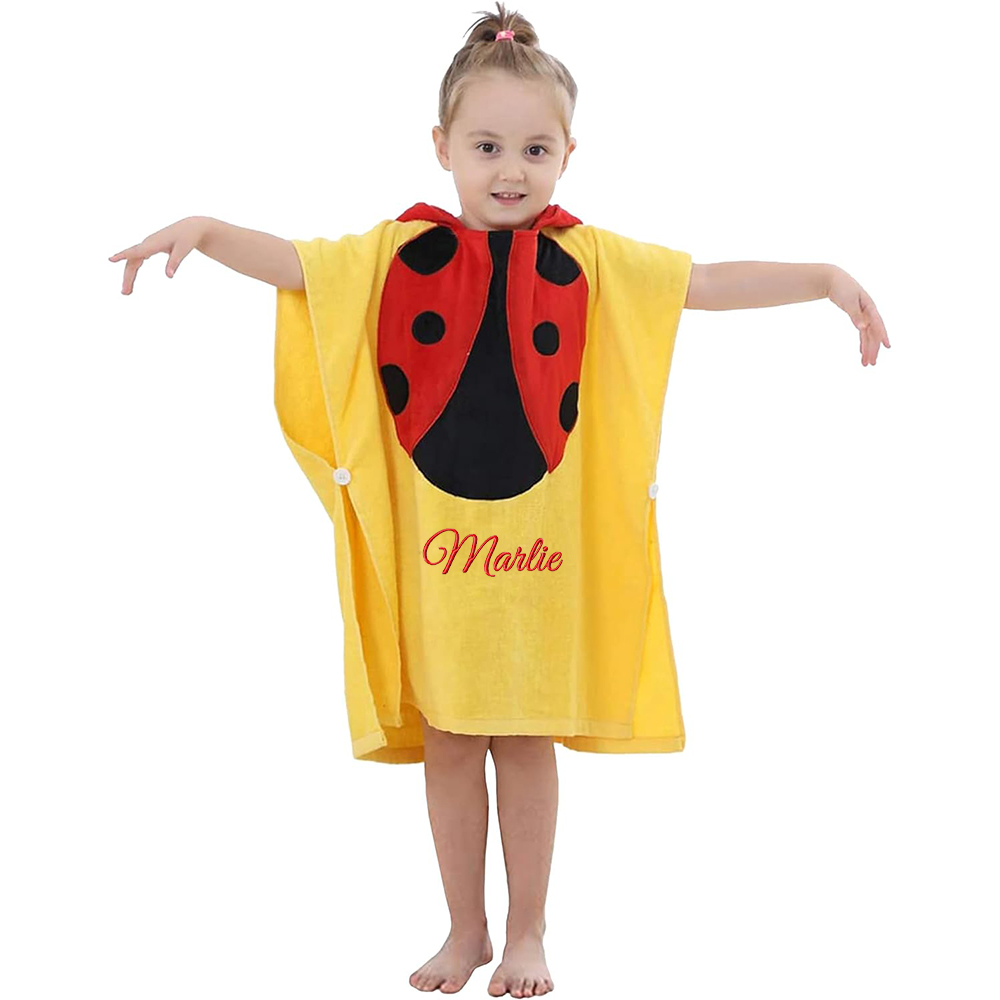 Personalized Embroidery Original Hooded Beach Towel | Cwbeach125