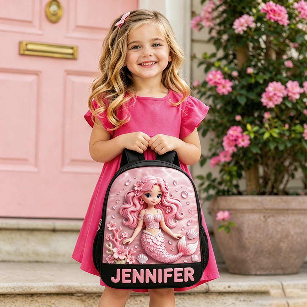 Personalized Princess Glitter Backpack Set | CWPack368