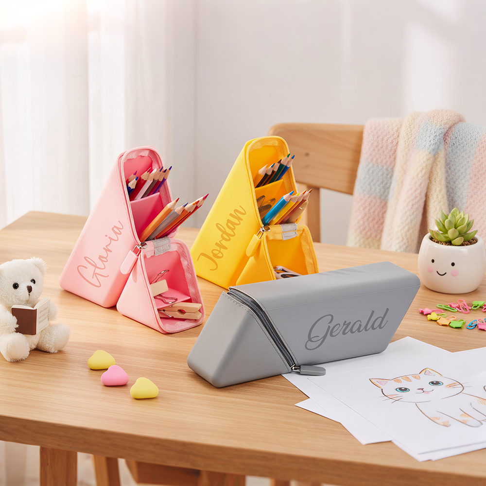 Personalized Kids Soft Silicone Stationery Case | CWPack373