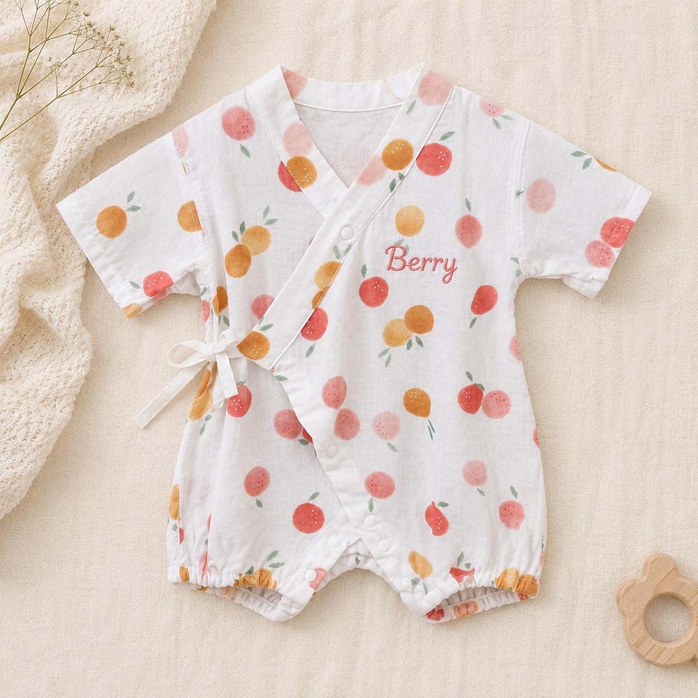 Personalized Baby Kimono Romper | CWBaby510