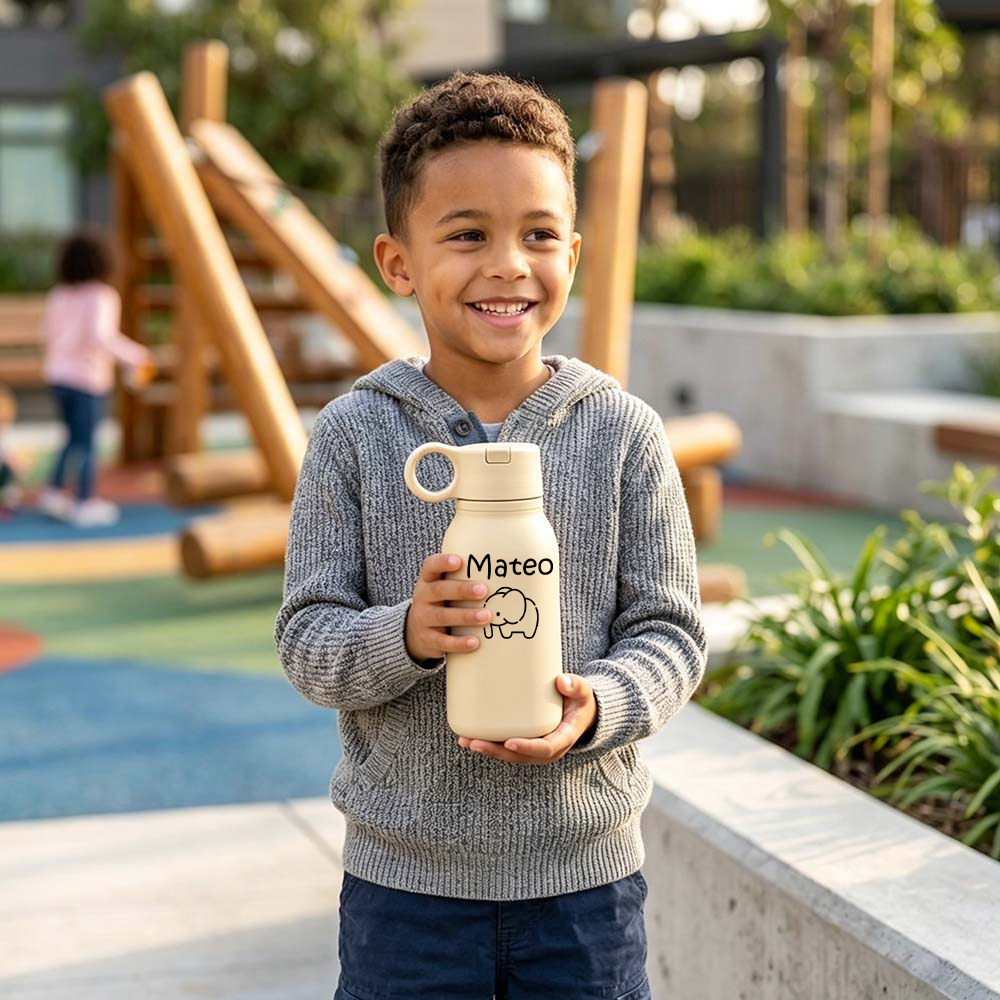 Personalized BPA Free 15oz Silicone Sports Water Bottle | YouBottle102