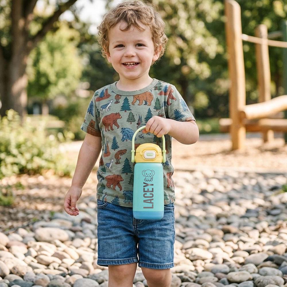 Personalized BPA Free 16oz Engraved Kids Water Bottle | YouBottle103