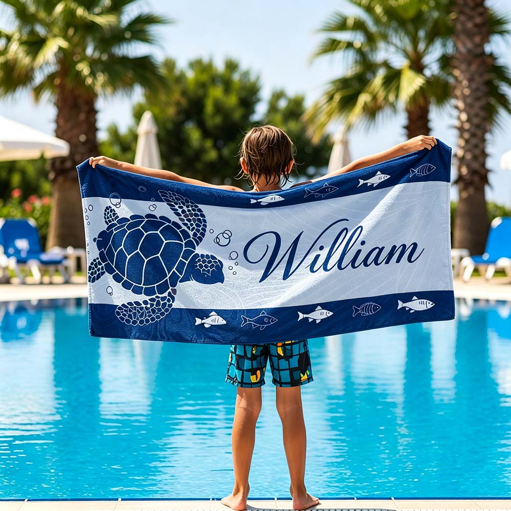 Personalized Lovely Kid Towel for Summer & Beach | CWTowel199