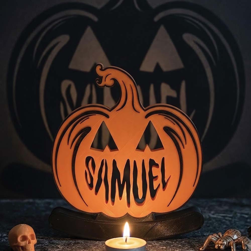 Personalized Halloween Style Name Wobble Figure | CWHalloween112