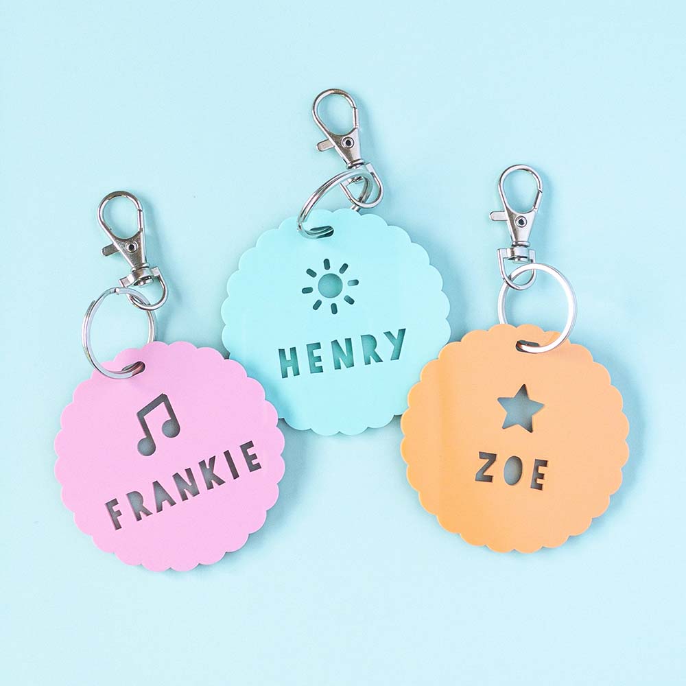 Personalized 3D Printed Back To School Bag Tag | CWGift84