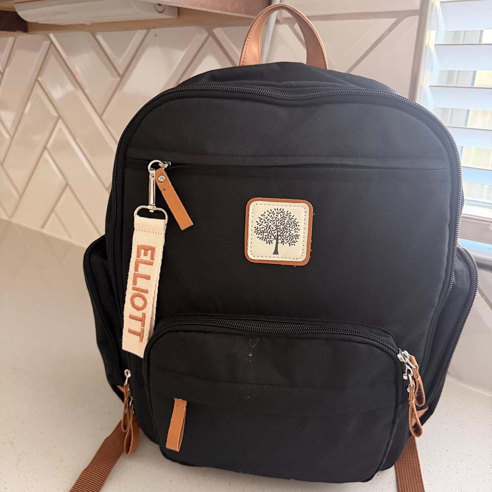 Personalized Embroidered Backpack Name Tag | CWGift86