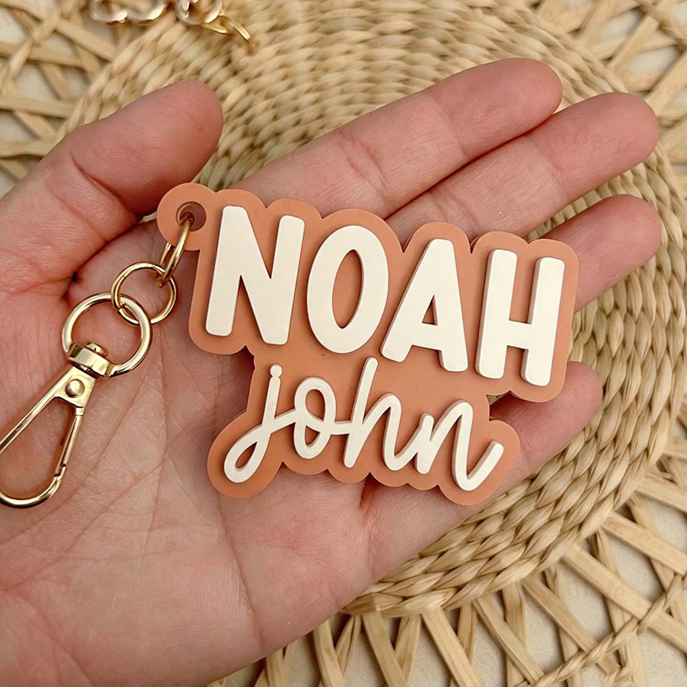 Personalized 3D Printed Backpack Name Tag | CWGift89