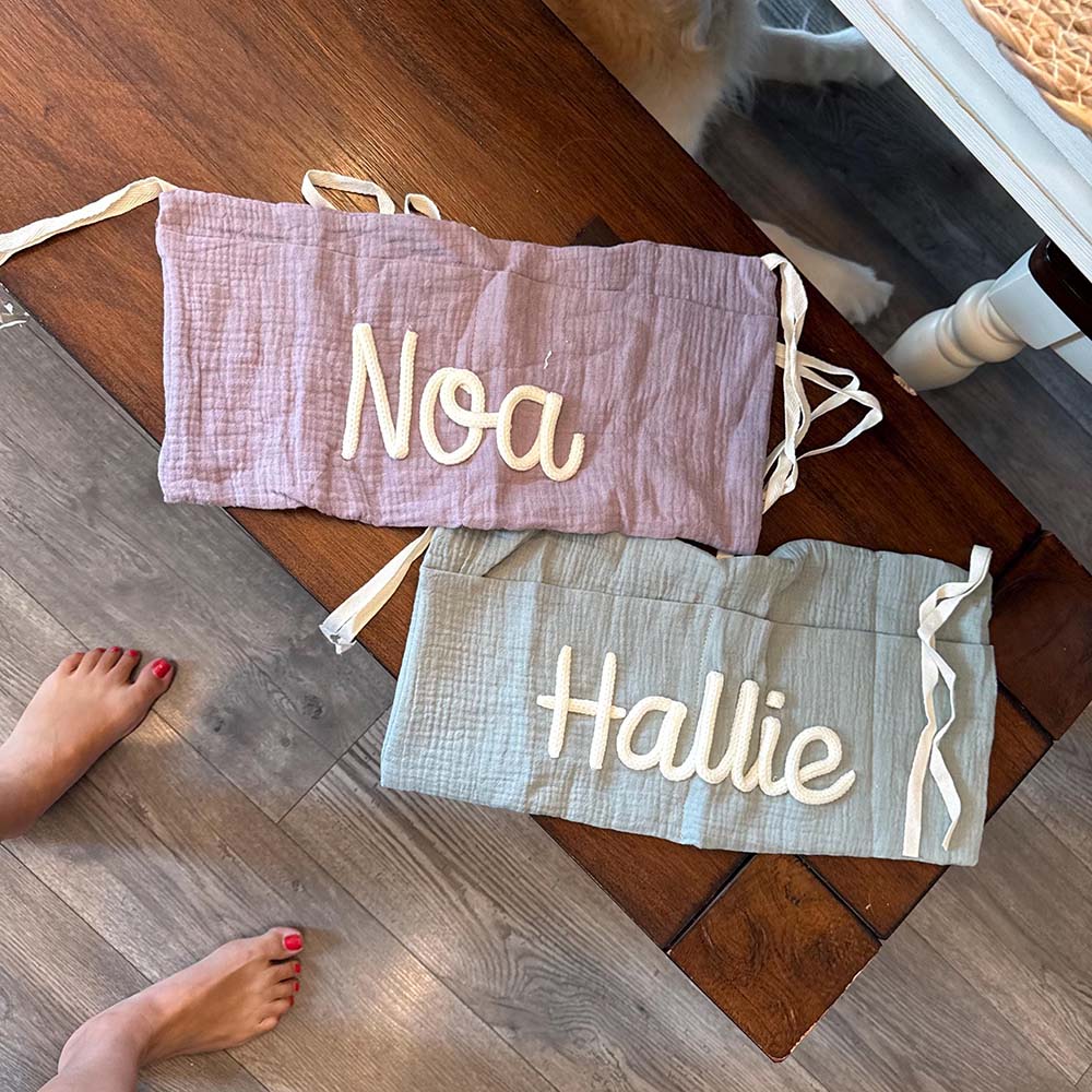 Personalized Hand Embroidered Baby Car Backseat Organizer | CWBaby520