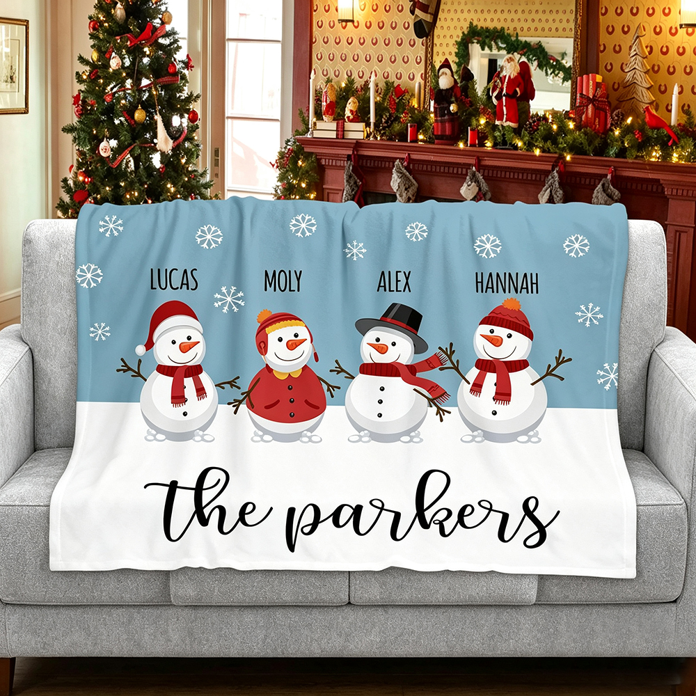 Personalized Merry Christmas Blanket for Comfort & Unique | BKMC16