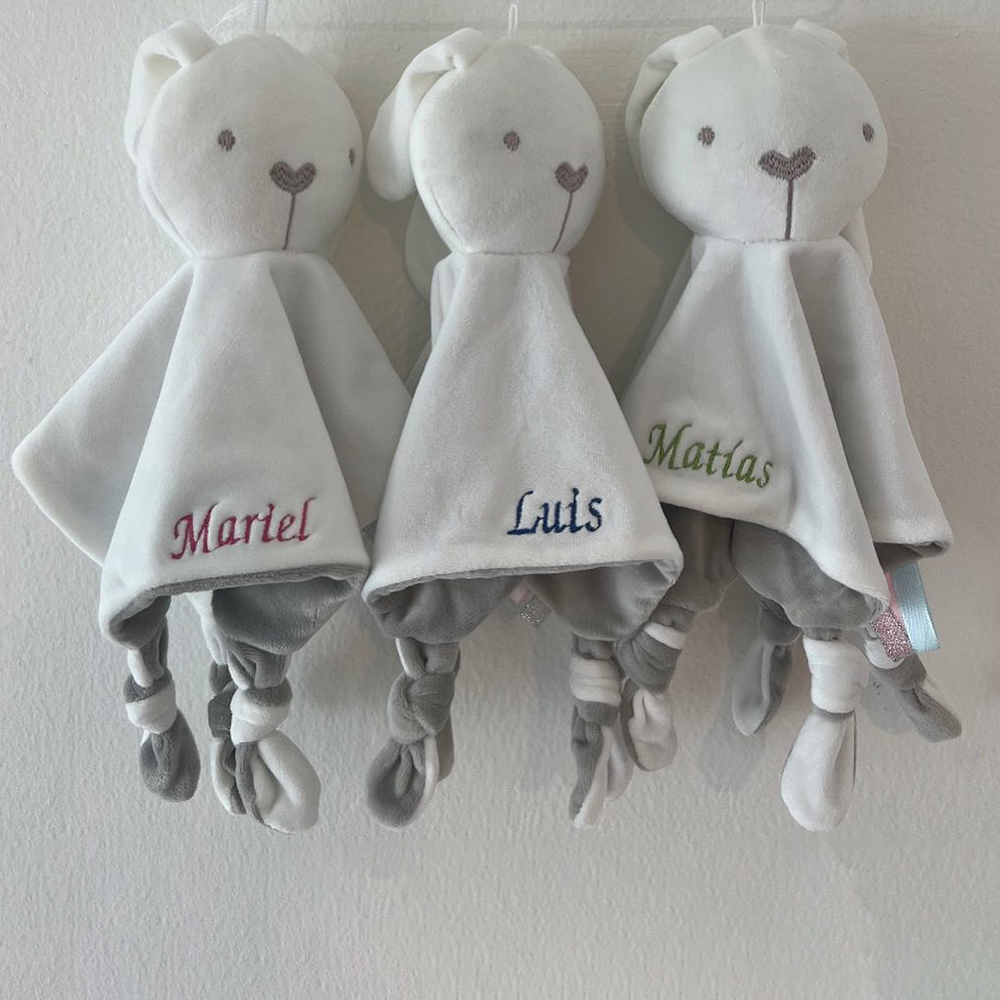 Personalized Baby Embroidery Comforter Sleep Toy | CWToy62