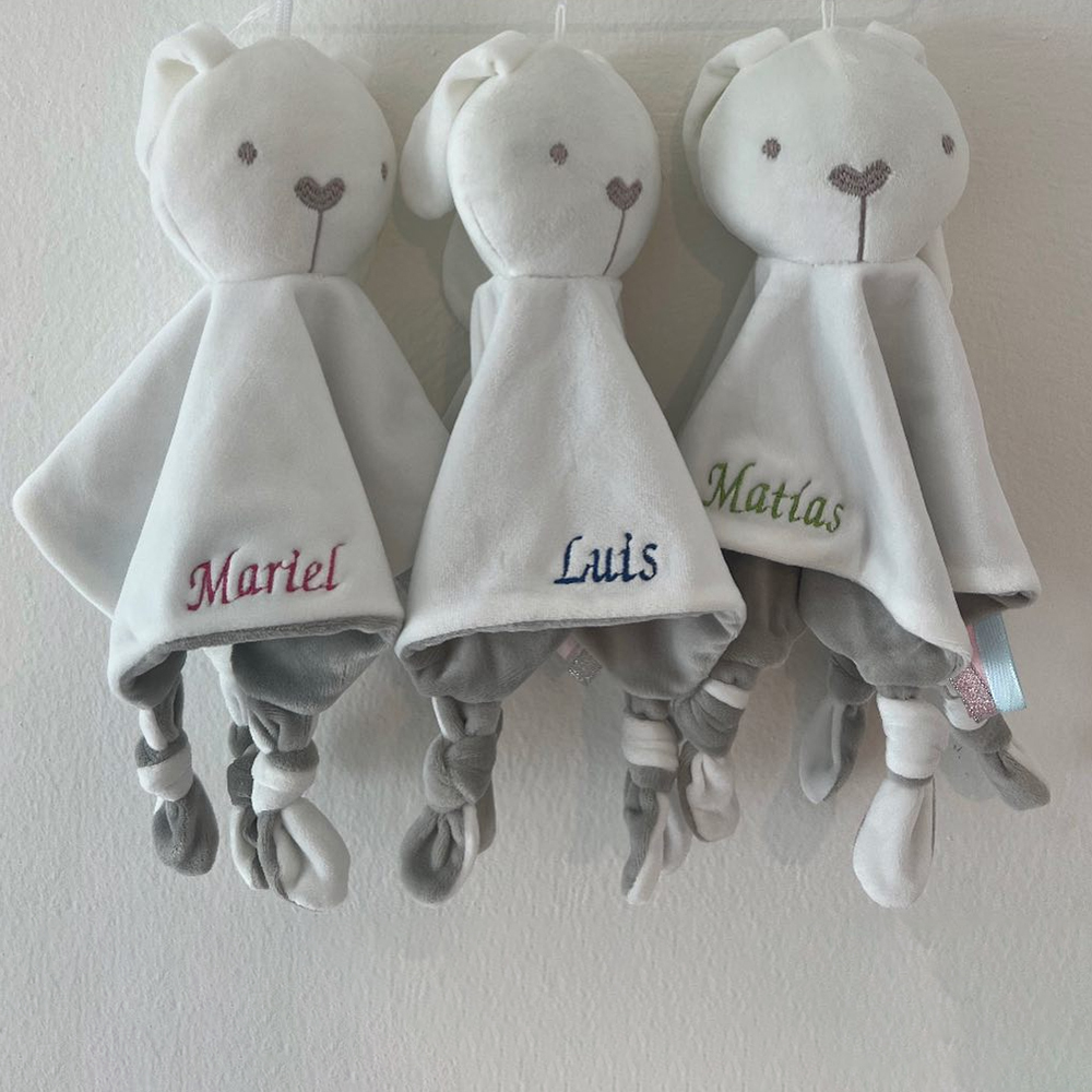 Personalized Baby Embroidery Comforter Sleep Toy | CWToy62