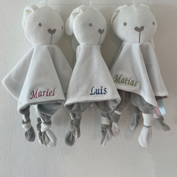 Personalized Baby Embroidery Comforter Sleep Toy | CWToy62