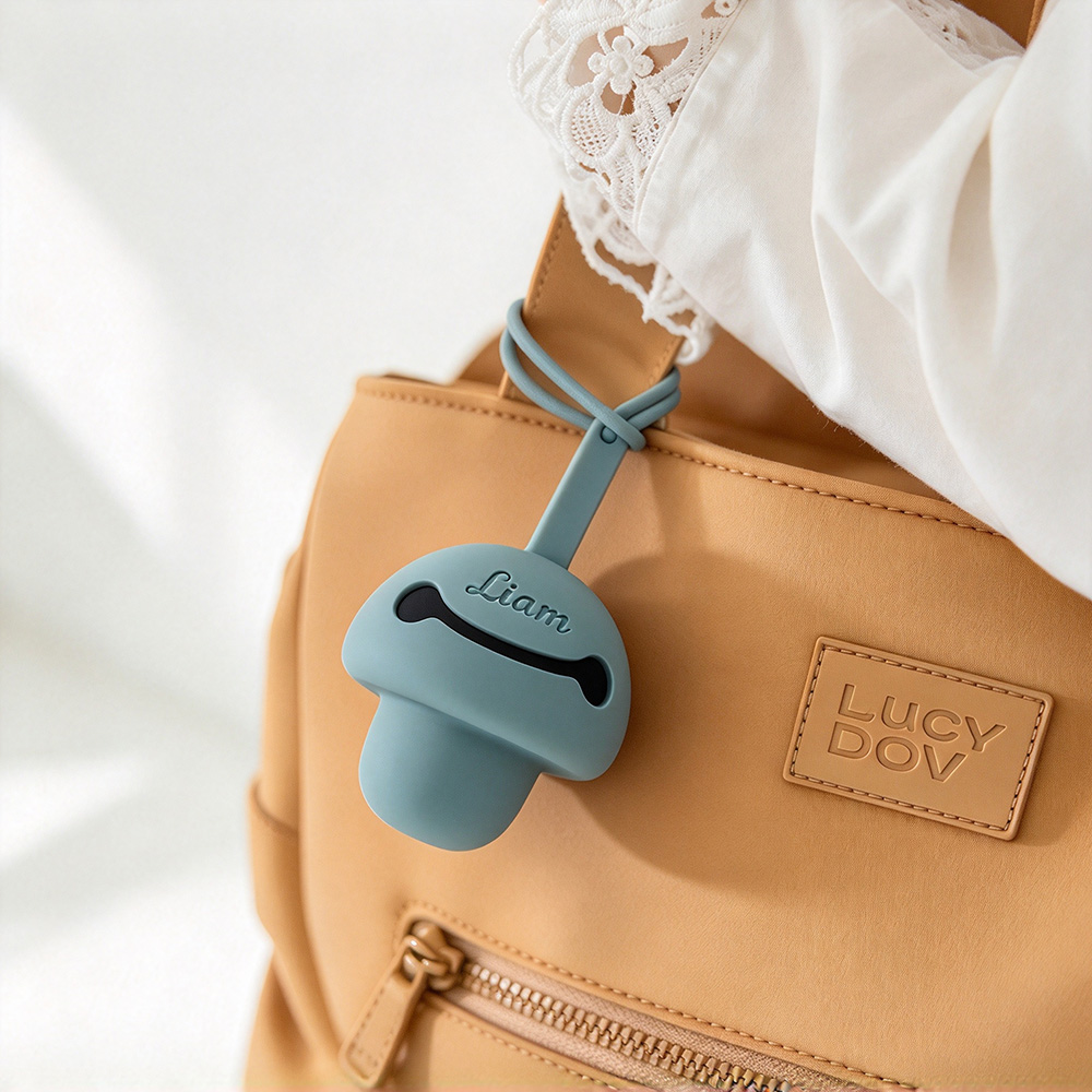 Personalized Baby Mushroom Silicone Pacifier Case | CWBaby559