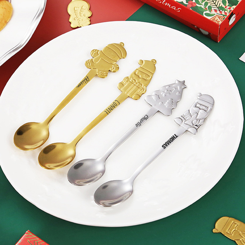 Personalized Christmas Spoons Gift Box | MCGift28