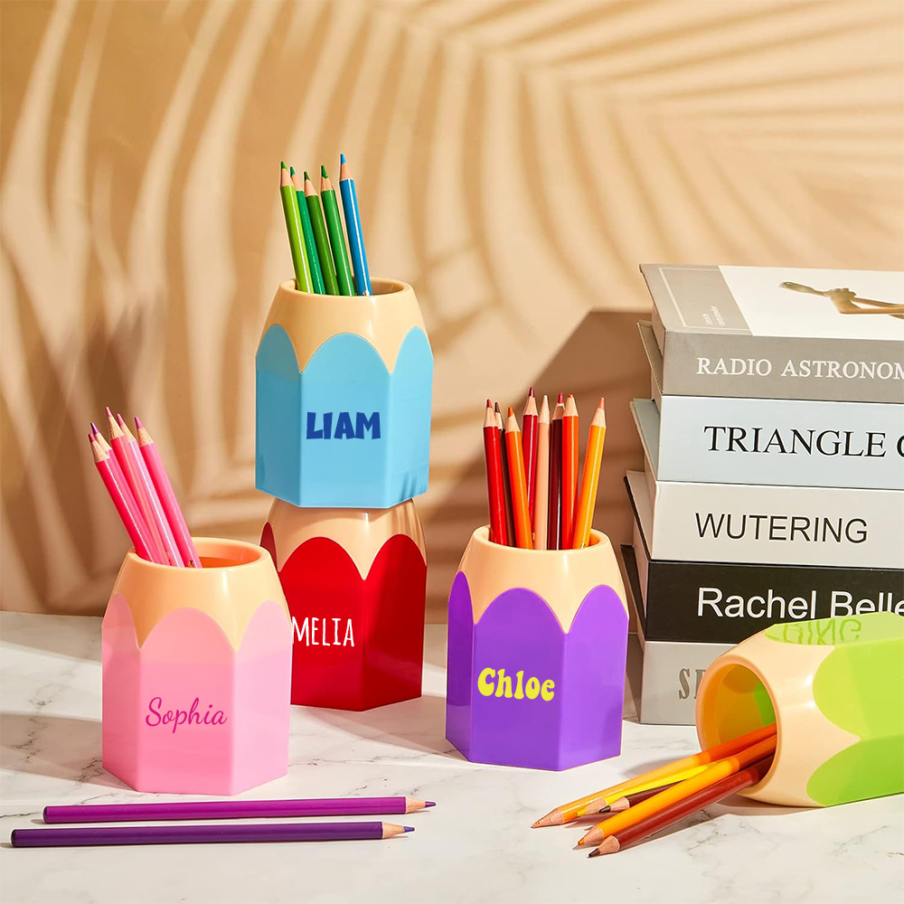 Personalized Kid Pencil Holder (Colored Markpen Included) | CWToy70