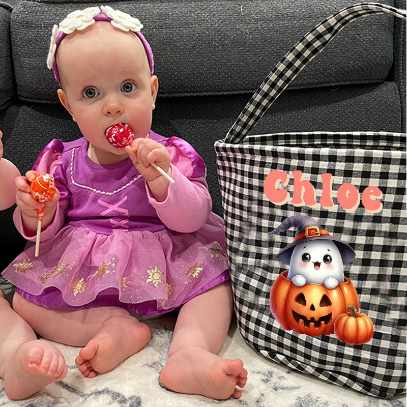 Personalized Lovely Halloween Bucket | CWHalloween1401