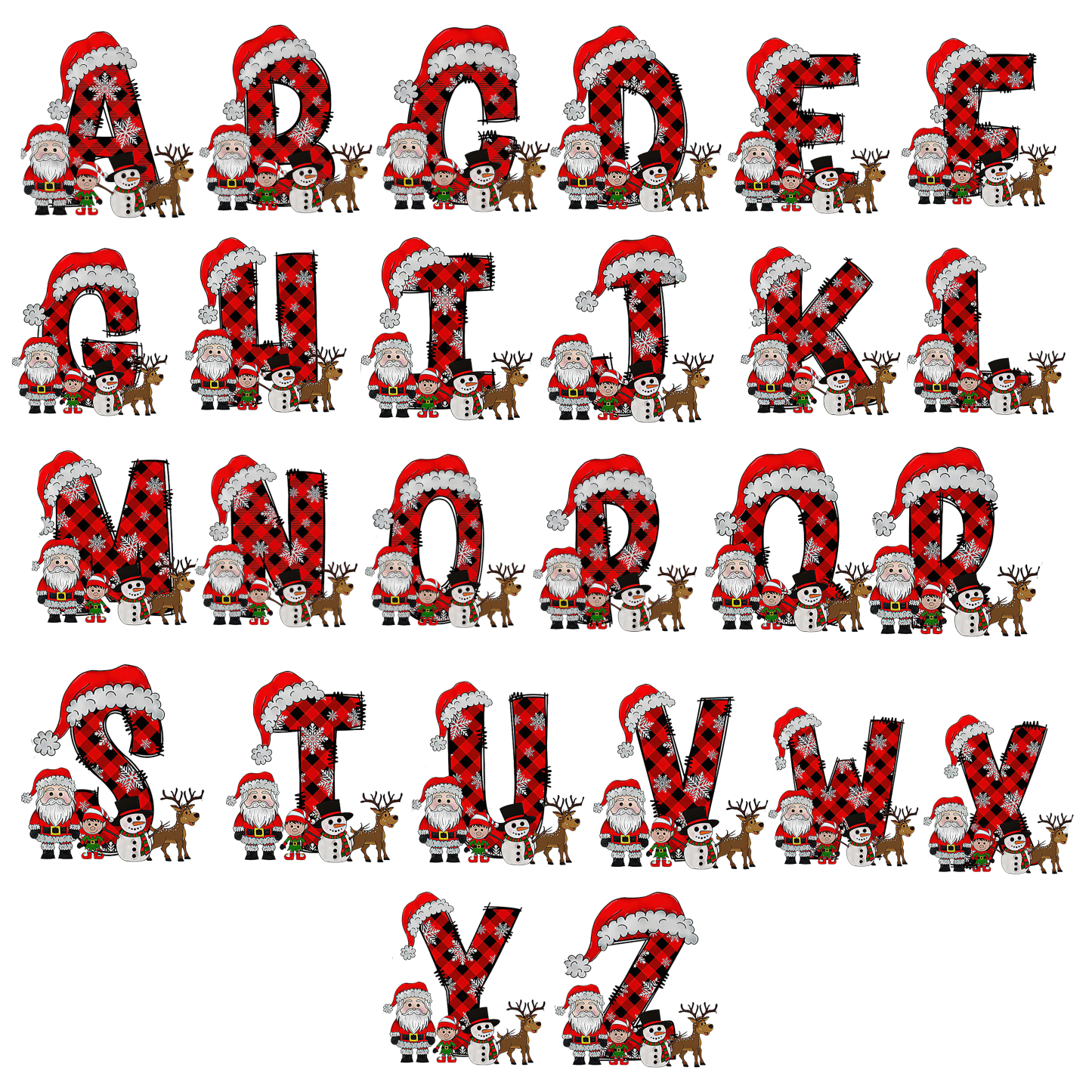 Personalized Name & Initial Christmas Gift Sack | MCGift61