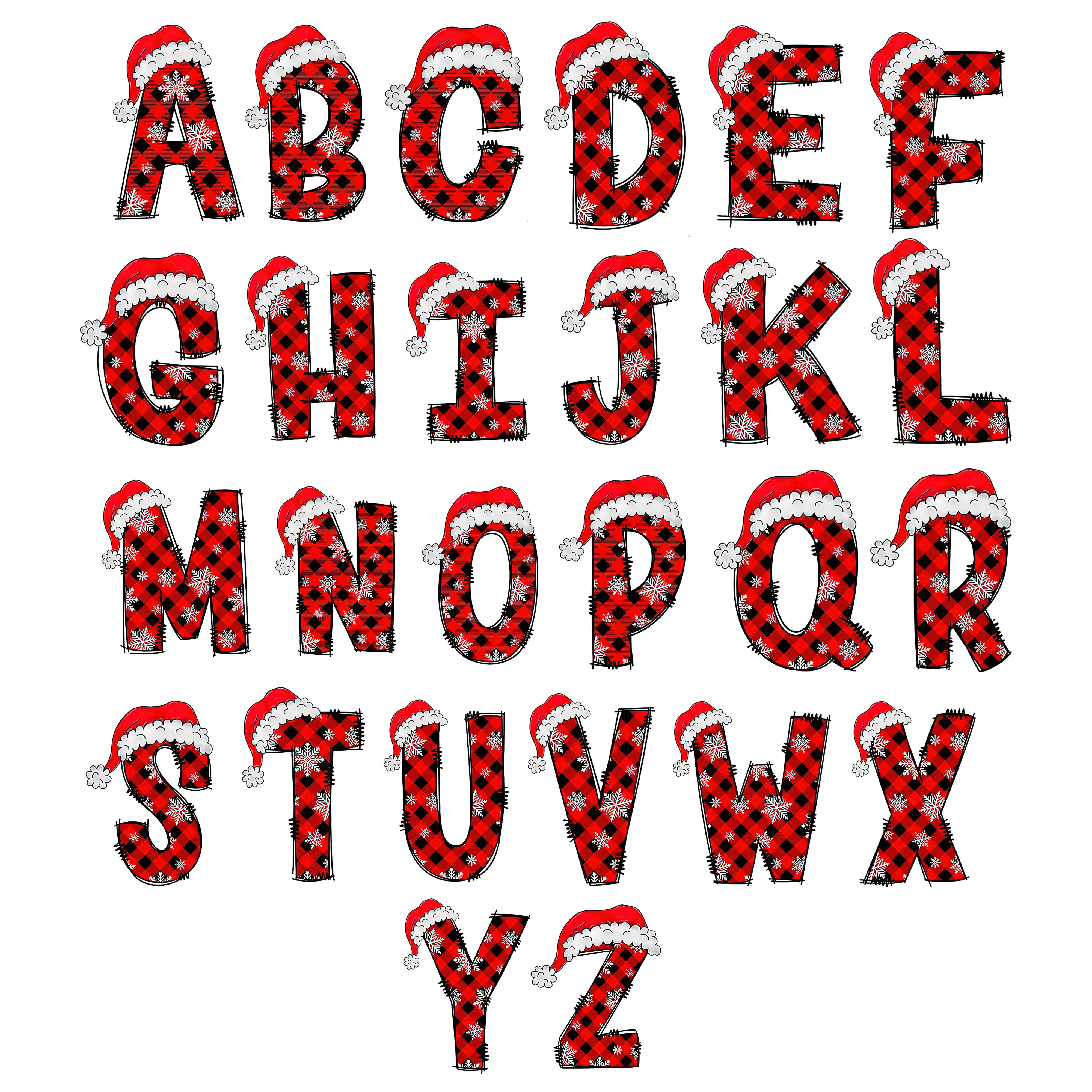 Personalized Name & Initial Christmas Gift Sack | MCGift62