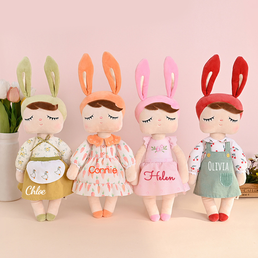 Personalized Kids SoftBunny Princesses Plush Doll | CWToy81