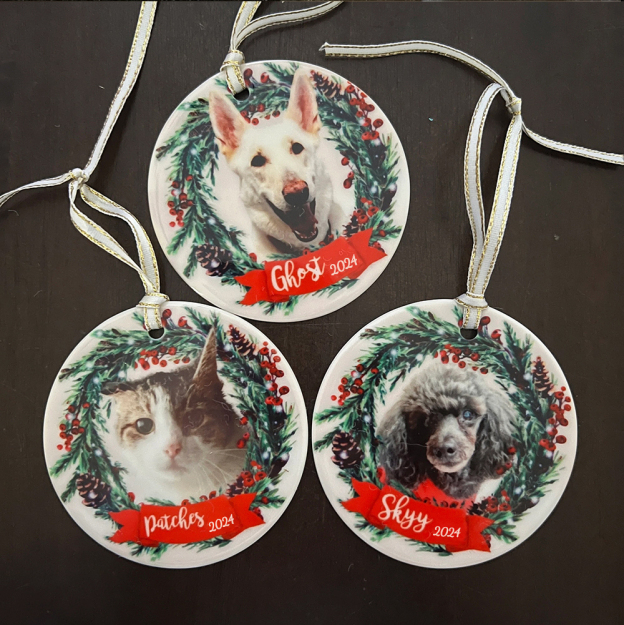 Personalized Pet Christmas Garland Ornaments Decoration | MCGift5715