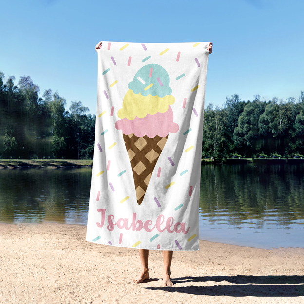 Personalized Lovely Kid Towel for Summer & Beach | CWTowel146