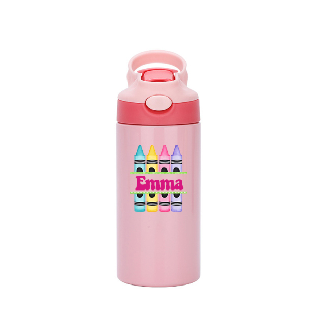Personalised BPA Free 12oz Kid Water Bottles | YouBottle76