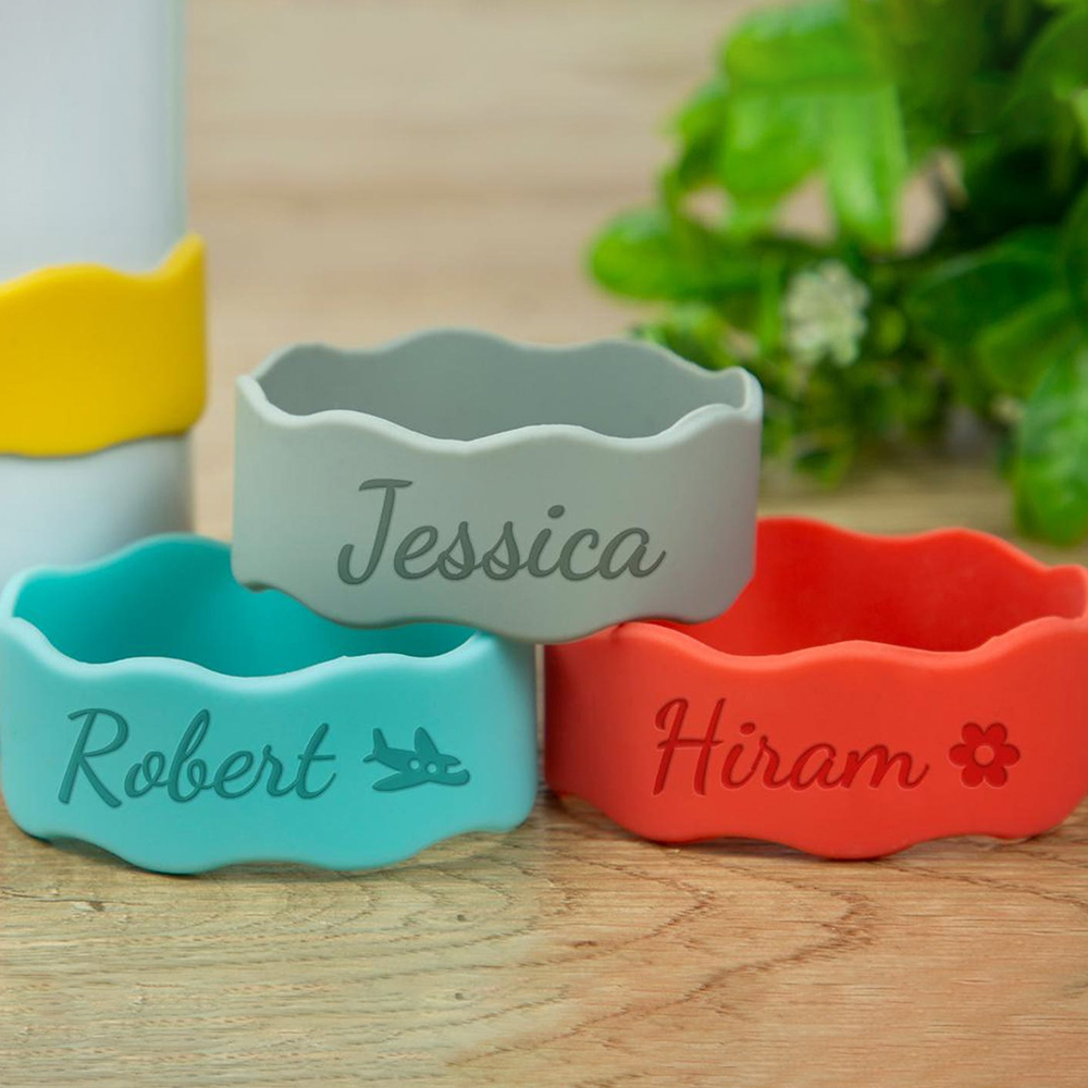 Personalised Kid Silicone Water Bottle Labels | CWBaby158