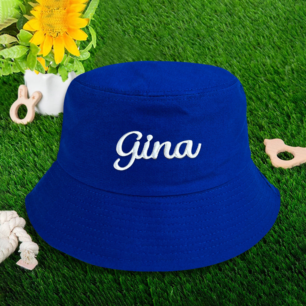 Personalized Embroidery Colourful Bucket Hat for Comfort & Unique | CWBeach156