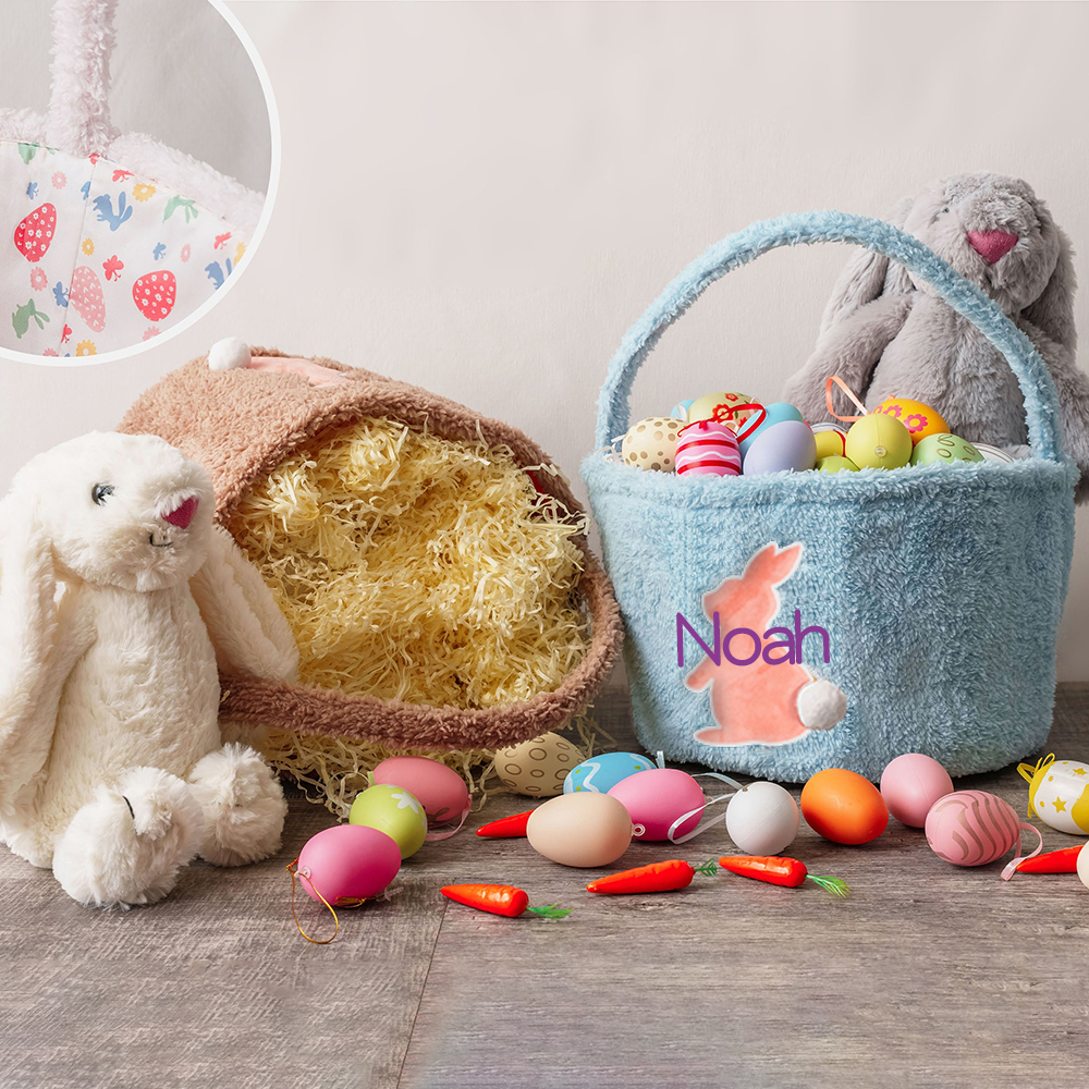 Personalized Name Easter Bunny Basket | CWEaster36