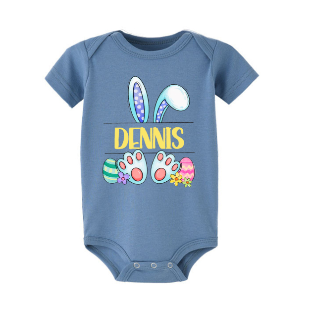 Personalized Baby Cute Easter Bunny Romper | CWEaster44