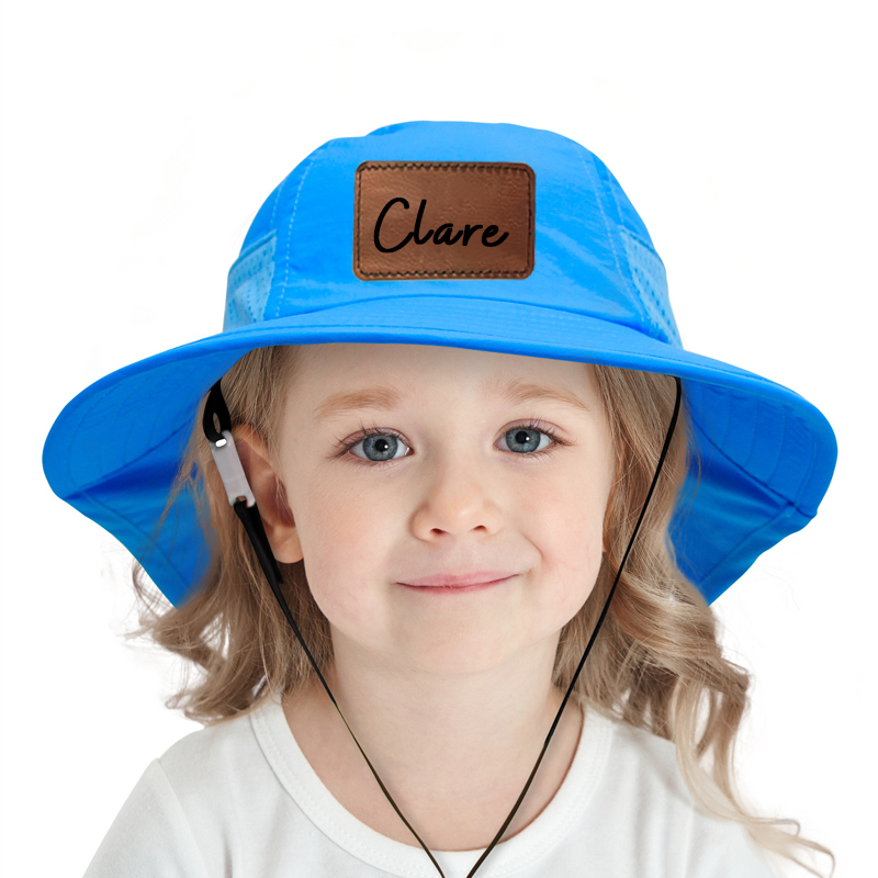 Personalized Leather Patch Bucket Hat for Comfort & Unique | CWBeach45