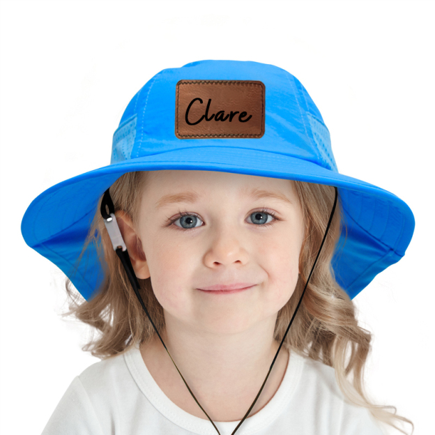 Personalized Leather Patch Bucket Hat for Comfort & Unique | CWBeach45