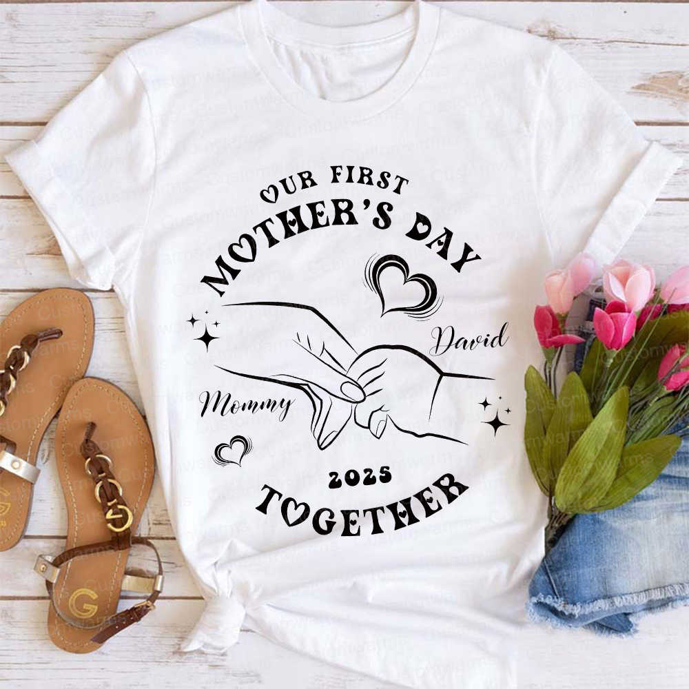 Personalized First Mother's Day Mommy and Baby Outfit | CWFamily39
